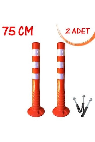 Melzohome Esnek Otopark Dubası 75 Cm 2 Adet Reflektifli