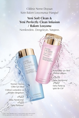 Estee Lauder Soft Clean Infusion Kuru Ciltler İçin Nemlendirici Bakım Losyonu 400 ML
