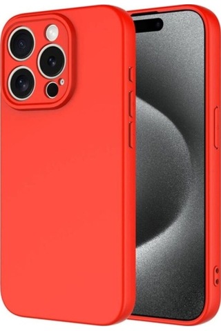 Apple Uyumlu iPhone 15 Pro Kılıf Zore Mara Lansman Kapak Kırmızı