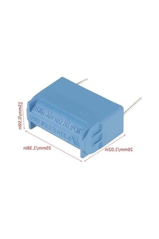 Trendooze 10 Adet İndüksiyon Kondansatörü, Radyal Kurşun 0.33uf 630v, 1200v Dc Uygun