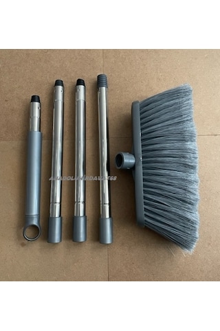 Emy Lüx Oto Fırçası Portatif Oto Yıkama Fırçası Paslanmaz Saplı 5pcs
