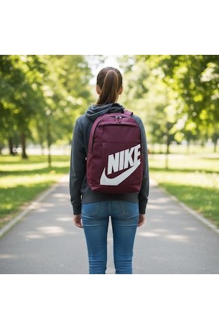 Elegance Yeni Sezon Bordo Unisex Spor Sırt Çantası Bordo