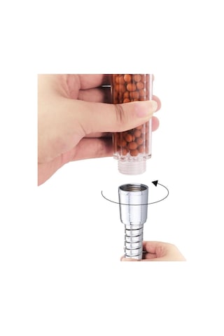 Mintev Filtreli Arıtmalı Boncuklu Set Su Tasarruflu Eco Duş Başlığı Krom Hortum Ve Mafsal Diğer