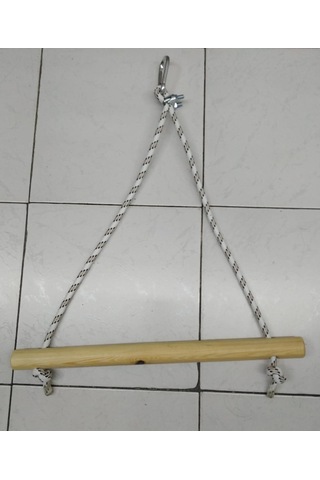 Trapez Salıncak Ahşap Bar Terapi Salıncağı