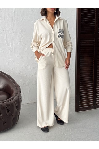 Verymoda Fitilikadife Pantolon F1996 Krem
