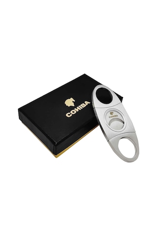 Valkyrie Cohiba Kutulu Çelik Puro Makası Çelik Puro Kesici