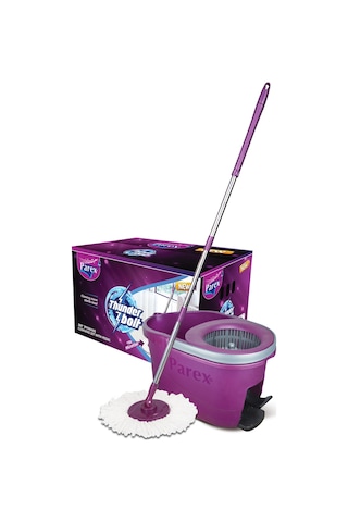 Thunderbolt Pedallı Otomatik Temizlik Seti Ve 2'li Yedek Mop