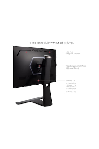 Viewsonic Elite Xg271qg 27" 1 Ms 2k Pivot Ips 240 Hz Oyuncu Monitörü - Teşhir
