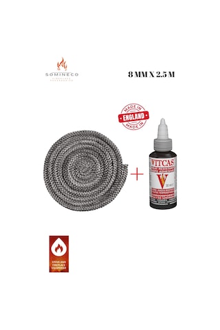 Ithal Yanmaz Soba Şömine Fitili 8 Mm X 2.5m Fermit Yapıştırıcı 17 Ithal Yanmaz Soba Şömine Fitili 8 Mm X 2.5m Fermit Yapıştırıcı 17