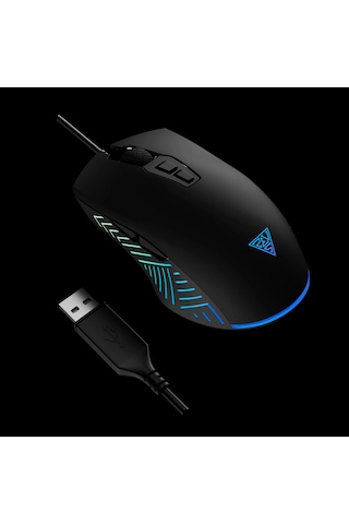 Gamdıas Zeus E4, Rgb Aydınlatma, Usb Kablolu, 7 Tuşlu, Gaming Mouse, 7.200 Dpı, Siyah Diğer