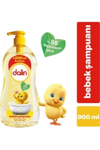 Bebek Şampuan 900 Ml - 3 Adet İnce Telli