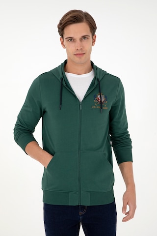 U.s. Polo Assn. Erkek Koyu Yeşil Sweatshirt 50293649-vr079 Koyu Yeşil