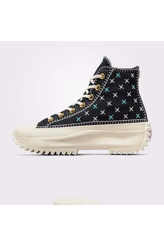 Converse Run Star Hike Unisex Siyah Platform Sneaker 1254420