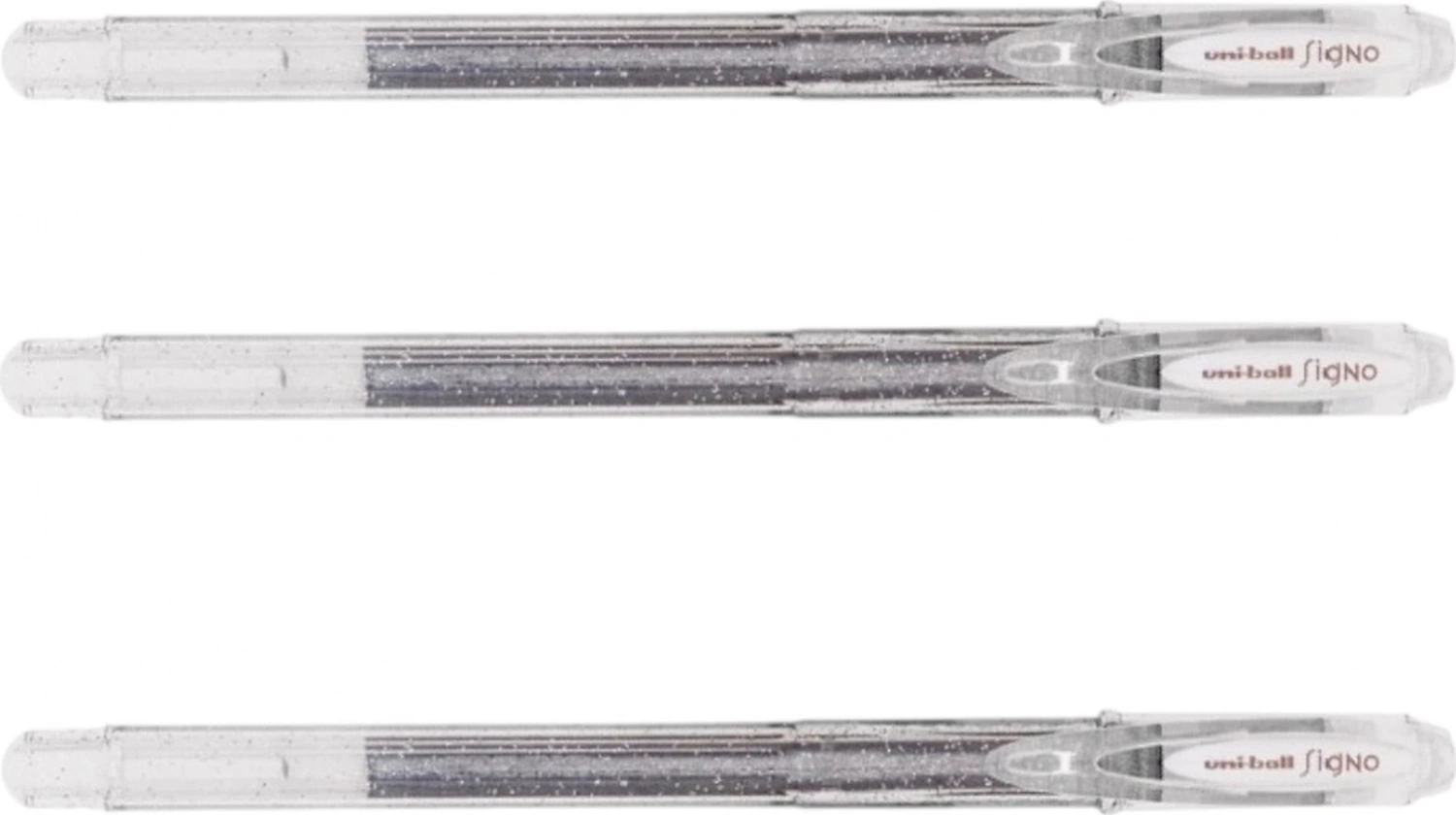Uniball Signo Sparklıng 1.0 Jel Kalem Gümüş Üç Adet Gümüş