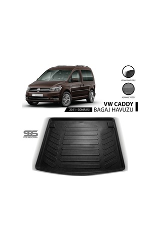 Volkswagen Caddy Bagaj Havuzu 2011 Sonrası Havuzlu Bagaj Paspası