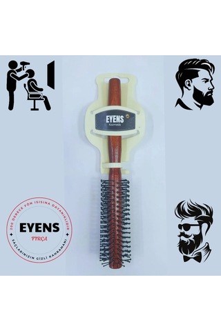 Eyens Şekil Tarağı Ve Isıya Dayanıklı Fön Fırçası Seti 5 Parça