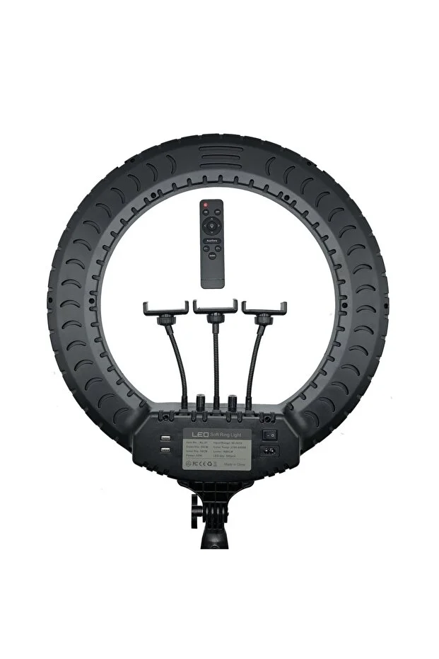 Döküm Ayaklı Profesyonel Kuaför Makyaj Çekimleri 21 Inç 65w 560led Kumandalı Ring Lıght Çekim Işığı 21inch