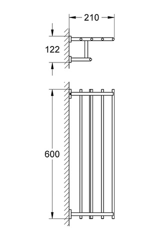 Grohe Eurocube Raf Havluluk - 40512001 Diğer
