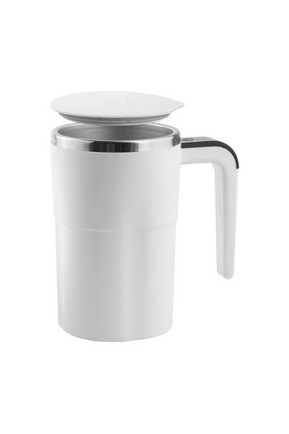 Lyon Otomotiv Karıştırma Kabı Usb Şarj Edilebilme Tembel Kahve Fincanıkupası Beyaz