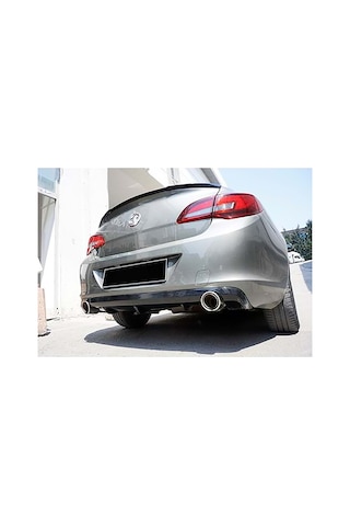 Opel Astra J Sedan Opc Line Difüzör Piona Black + Egzoz Görünüm 2011 Ve Üzeri Uyumlu
