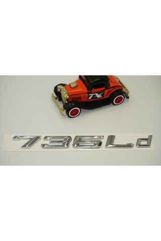 Bmw 735Ld Bagaj Krom Metal 3M 3D Yazı Logo