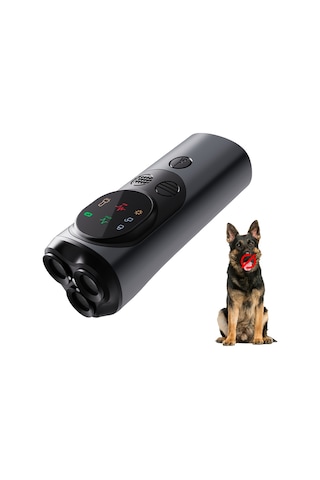 Moveevo P10 Akıllı Ultrasonik 3'lü Köpek Havlama Durdurucu - Taşınabilir İç/dış Kullanım
