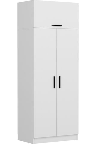 Kale 2 Kapaklı Zincir Dolap-yüklük - Beyaz 255cm