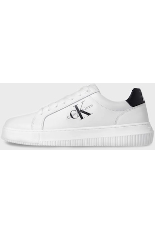 Calvin Klein Erkek Ayakkabı Ym0ym00681 0ld Beyaz-siyah Beyaz - Siyah