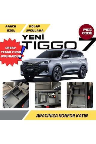 Yeni Chery Tiggo 7 2026 - Tiggo 7 Pro Max Kolçak Organizer-Düzenleyici
