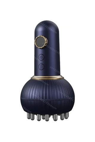 Willowhaven Elektrikli Çukurluğu Masaj Ems Meridyen Fırça Titreşimli Mor Mor