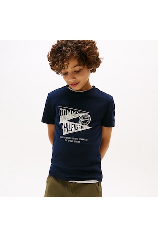 Tommy Hilfiger Effortless Çocuk Lacivert T-shirt Kb0kb09719 Lacivert