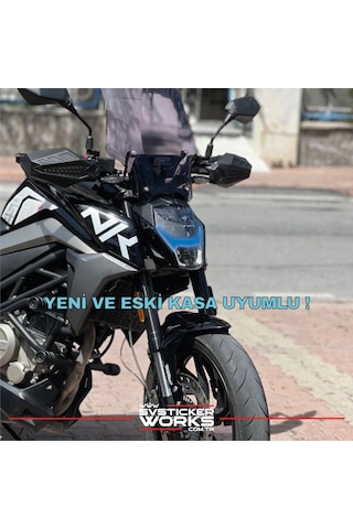 Cfmoto Nk250 Far Sticker 2018-2025 Uyumlu Hazır Far Sticker Kit Mavi
