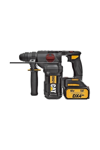 Cat DX21 18Volt 4.0Ah 2.2J Li-ion Çift Akülü Şarjlı Kömürsüz Profesyonel Sds-Plus Pnömatik Kırıcı/Delici