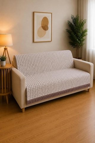 Çift Taraflı Buldan Dokuma Pamuklu Koltuk Örtüsü 170x210 Cm Diğer