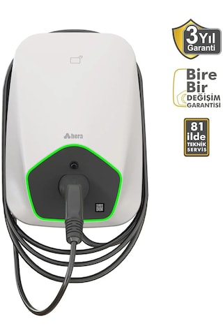 Hera Chargepack Bc32a Smart Type2 Kablo 32a 22kw Rfıd Wifi Ethernet Bluetooth 22 kw
