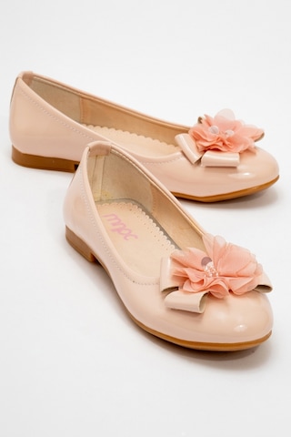 Mnpc Kız Çocuk Pudra Fashion Babet 25y4b10052173 Pudra