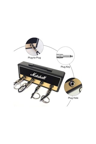 Duvara Monte Anahtarlık, Gitar Anahtarlıkları, Standart Jcm800 Gitar Anahtarlık, 4 Anahtarlıklı Gitar Amfisi Anahtar Askısı, Siyah Diğer