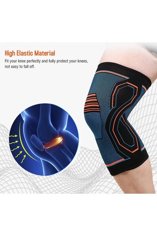 Pazly Esnek Dizlik - Nefes Alabilir Diz Koruyucu, Spor Ve Günlük Kullanım İçin, Çok Renkli Naylon + Spandeks, S/m/l/xl Boyut Çok Renkli