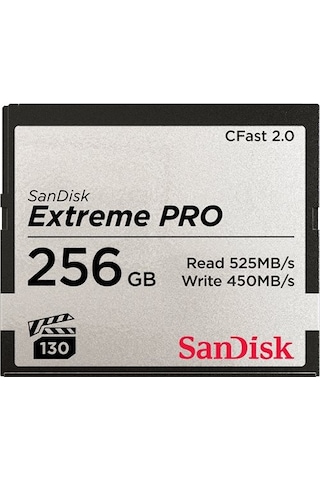 Sandisk Extreme Pro CFast 2.0 SDCFSP-256G-G46D 256 GB Hafıza Kartı