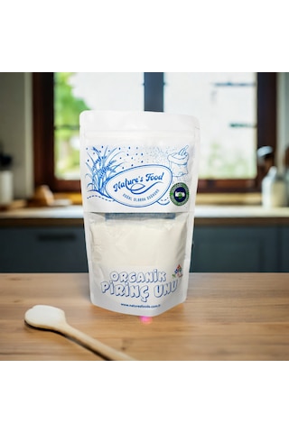 Organik Pirinç Unu 300gr Pestisit Analizli Organik Sertifikalı