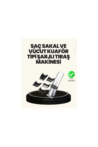Şarjlı Ve Kablosuz Tıraş Makinesi Her Yerde Rahat Kullanım