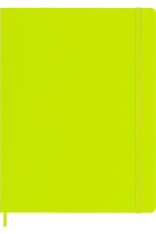 Moleskine Classic Sert Kapak Çizgisiz Defter 19x25 Lemon Green Sarı