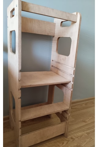 Ergowood Montessori Öğrenme Kulesi Ahşap