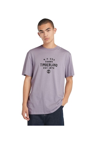 Timberland Front Graphic Short Sleeve Tee Erkek T-shirt Tb0a5uf7eg71 001