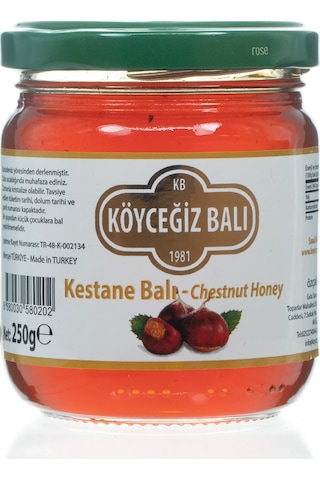 Köyceğiz Balı Kestane Balı Cam Kavanoz 250 G