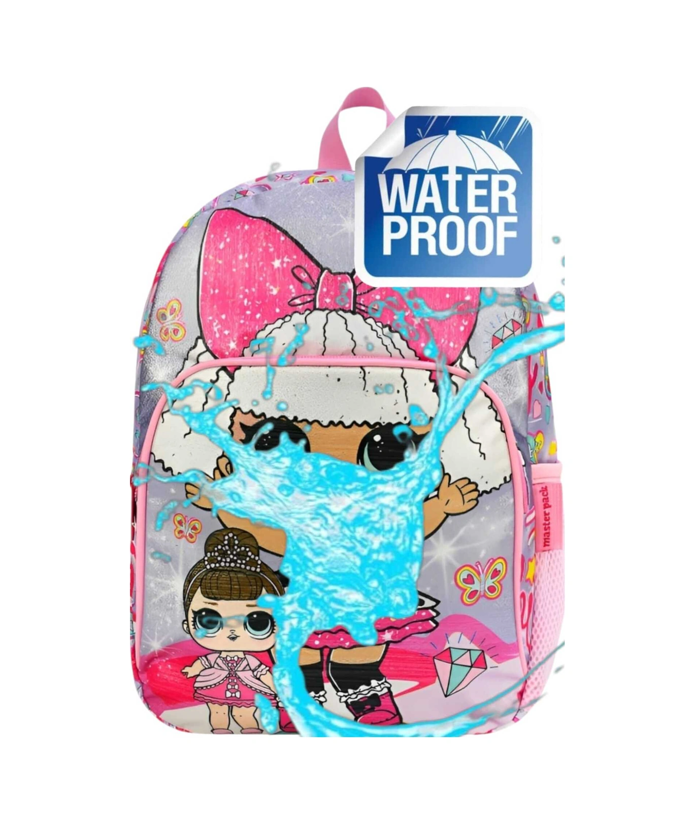 Tezzgelsin Kız Çocuk 0-8 Yaş Günlük Kullanım Su Geçirmez Çocuk Sırt Çantası Anaokulu Çantası Kreş Çantası Lila