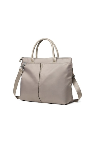 Novahub Çift Fonksiyonlu Evrak Çantası Omuz Çantası, Büyük Kapasiteli Bilgisayar Çantası, Haki/siyah Siyah