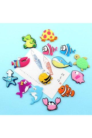 Ranyeek Deniz Hayvanları Figürlü Jeli Manyetik Buzdolabı Sticker - Ev Dekorasyonu, Not Tutma Ve Çocuk Eğitimi İçin Deniz Atı Modeli