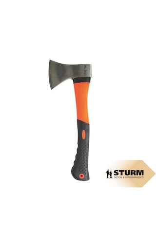 Sturm Acil Durum Ve Kamp Baltası 36.5 Cm Karbon Çelik, Kaymaz Fiberglas Turuncu Saplı Sturm Acil Durum Ve Kamp Baltası 36.5 Cm Karbon Çelik, Kaymaz Fiberglas Turuncu Saplı