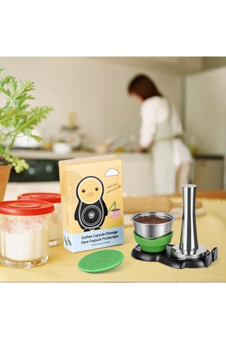 Yeşil İ Cafilas Yd03 Kapsül Ve Sabotaj Dahil Değildir Kahve Filtresi Sabotaj Saklama Tutucu St Dolce Gusto Kahve Mk. Aks. 56599762